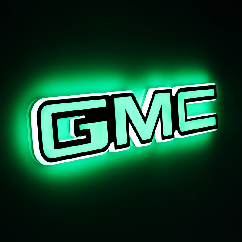 LED Car Emblem Auto Badge Light For GMC Sierra 1500 2019-2021