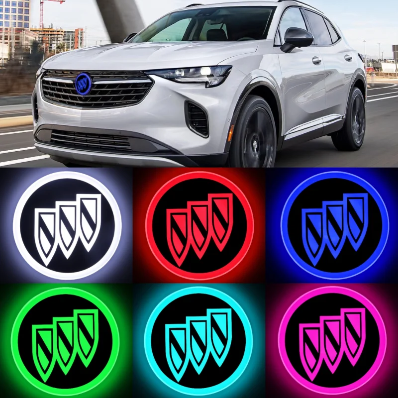 LED Car Emblem Auto Badge Light For Buick Envision 2021-2023