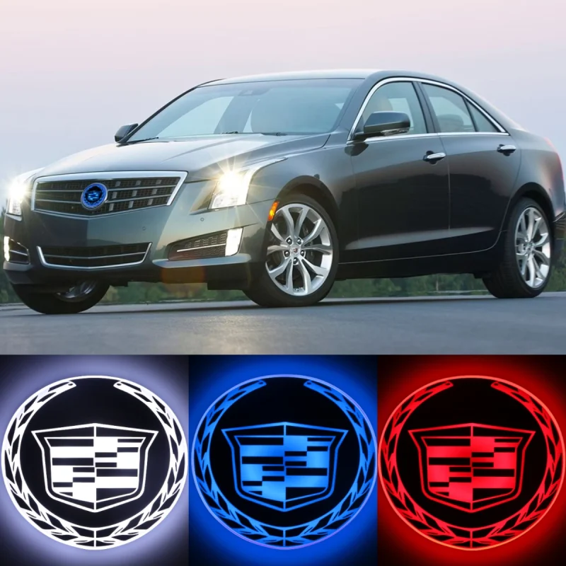 LED Car Emblem Auto Badge Light For Cadillac ATS 2012-2014