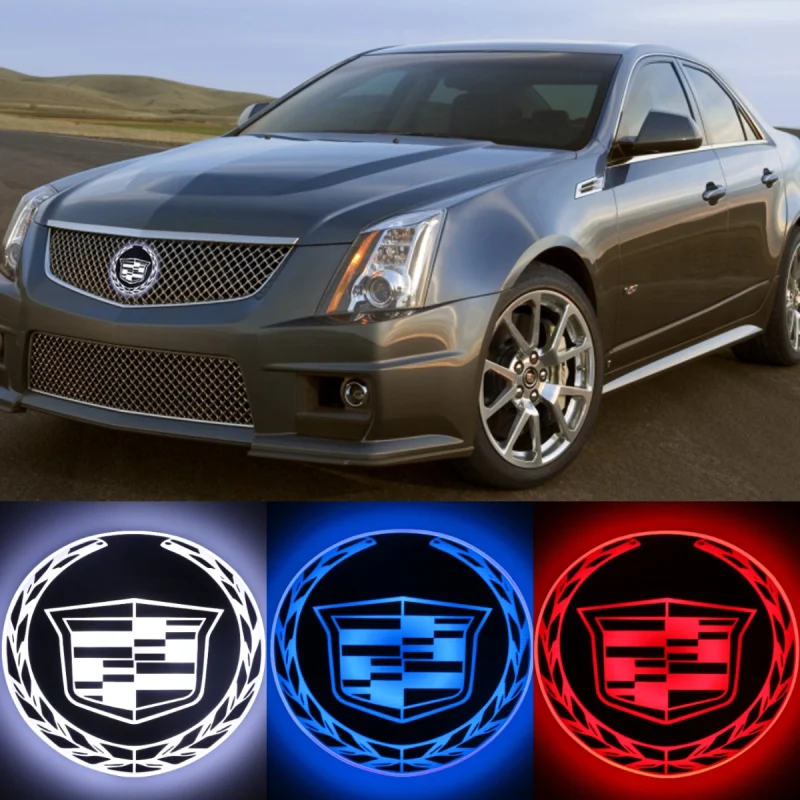 LED Car Emblem Auto Badge Light For Cadillac CTS 2008-2013