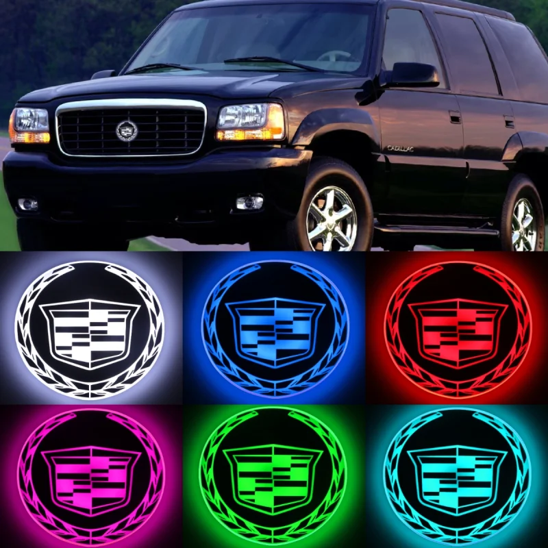 LED Car Emblem Auto Badge Light For Cadillac Escalade 1999-2001