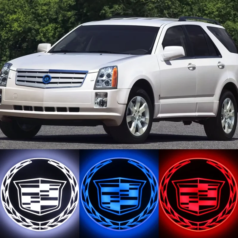 LED Car Emblem Auto Badge Light For Cadillac SRX 2004-2009