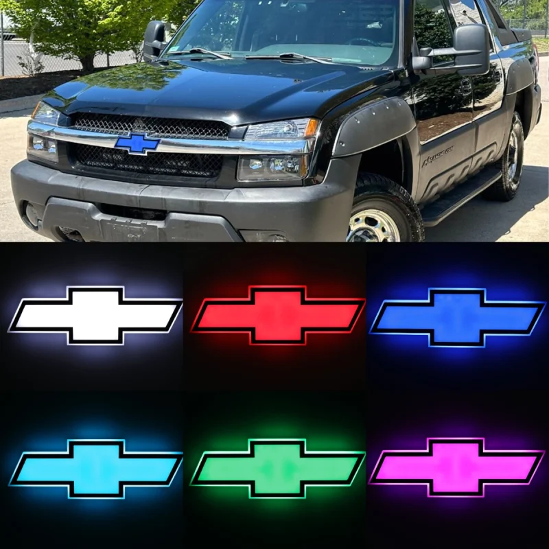 LED Car Emblem Auto Badge Light For Chevrolet Avalanche 2000-2005