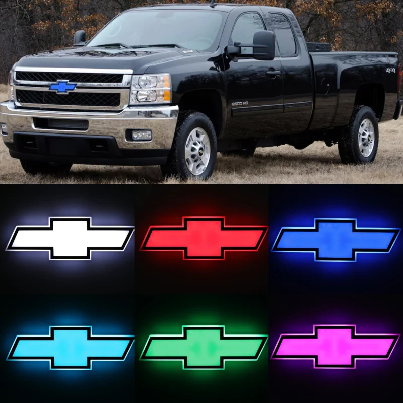 LED Car Emblem Auto Badge Light For Chevrolet Silverado 1500 2500 3500 2007-2013