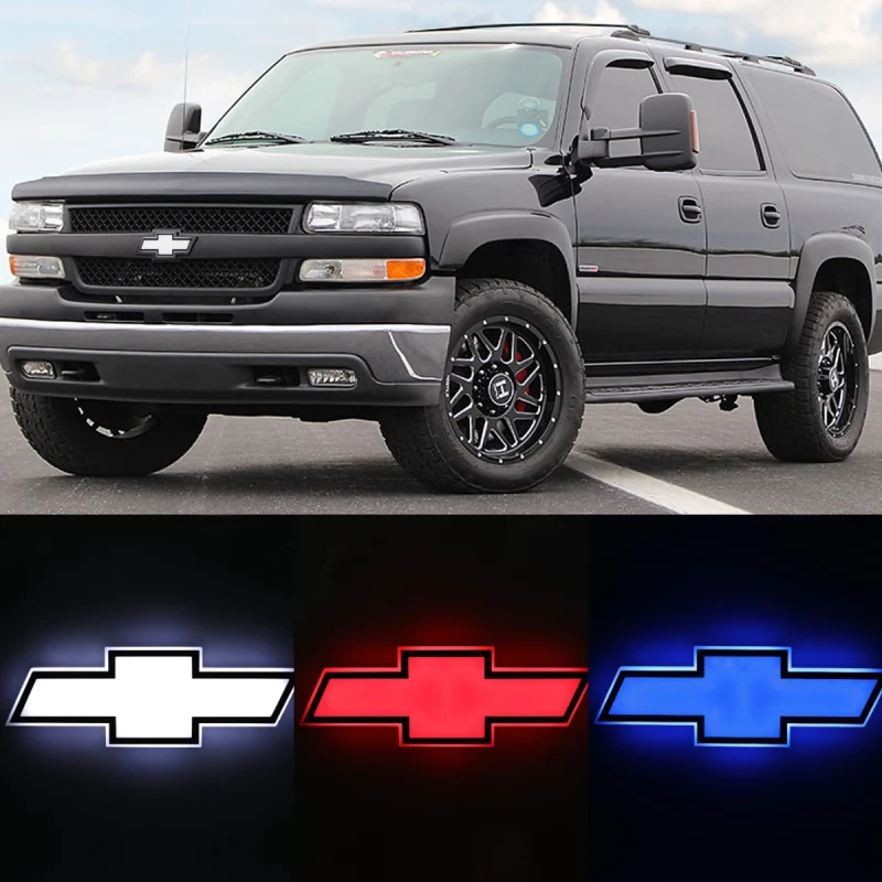 LED Car Emblem Auto Badge Light For Chevrolet Suburban 2001-2006