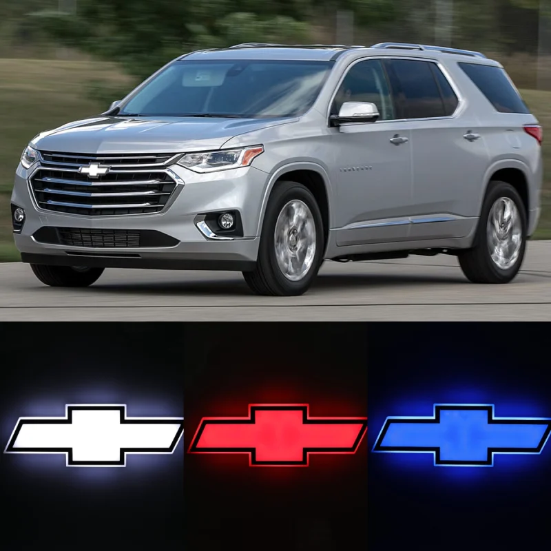 LED Car Emblem Auto Badge Light For Chevrolet Traverse 2018-2022