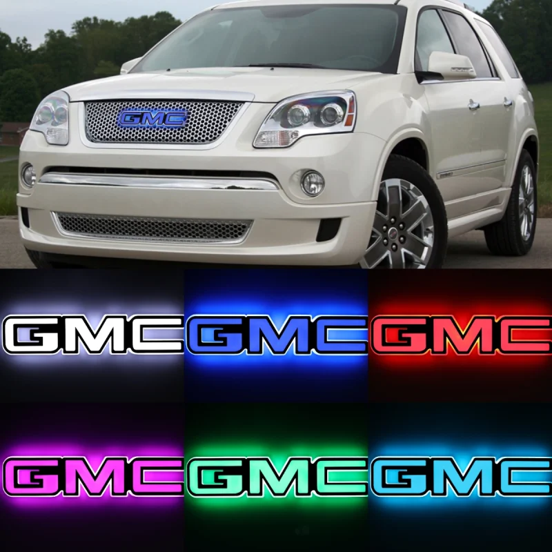 LED Car Emblem Auto Badge Light For GMC Acadia 2007-2012