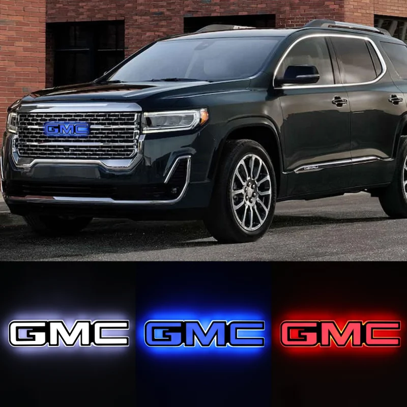 LED Car Emblem Auto Badge Light For GMC Acadia 2020-2023