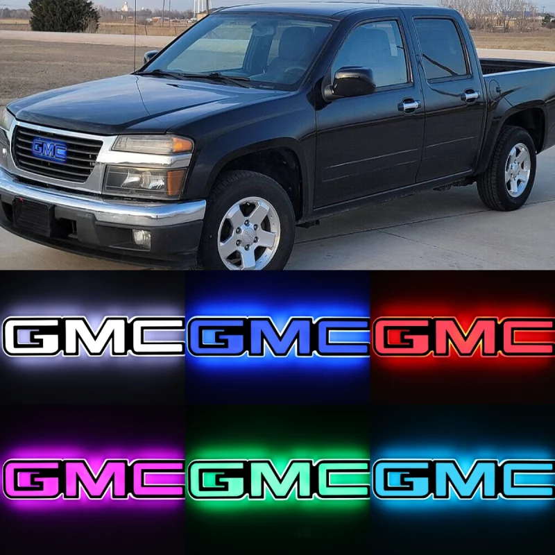 LED Car Emblem Auto Badge Light For GMC Canyon 2005-2012