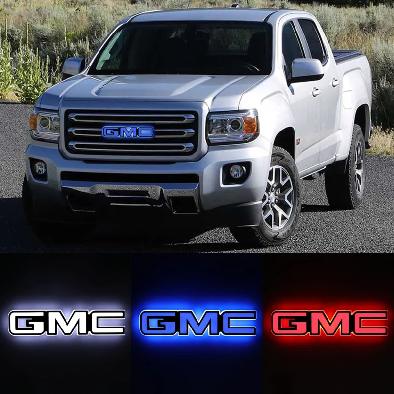 LED Car Emblem Auto Badge Light For GMC Canyon 2015-2020