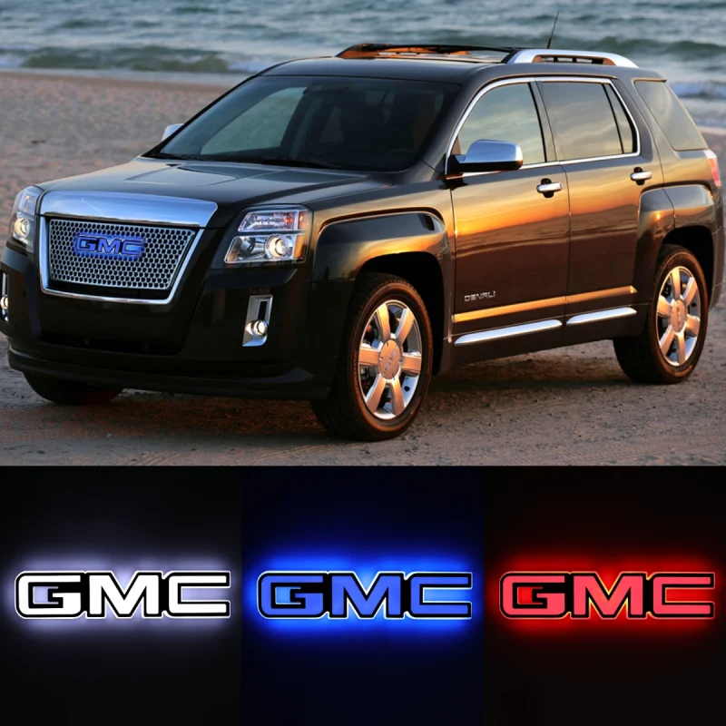 LED Car Emblem Auto Badge Light For GMC Terrain 2010-2017