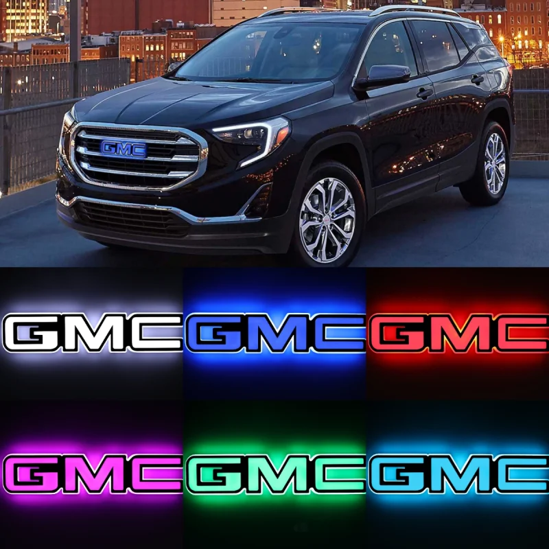 LED Car Emblem Auto Badge Light For GMC Terrain 2018-2021