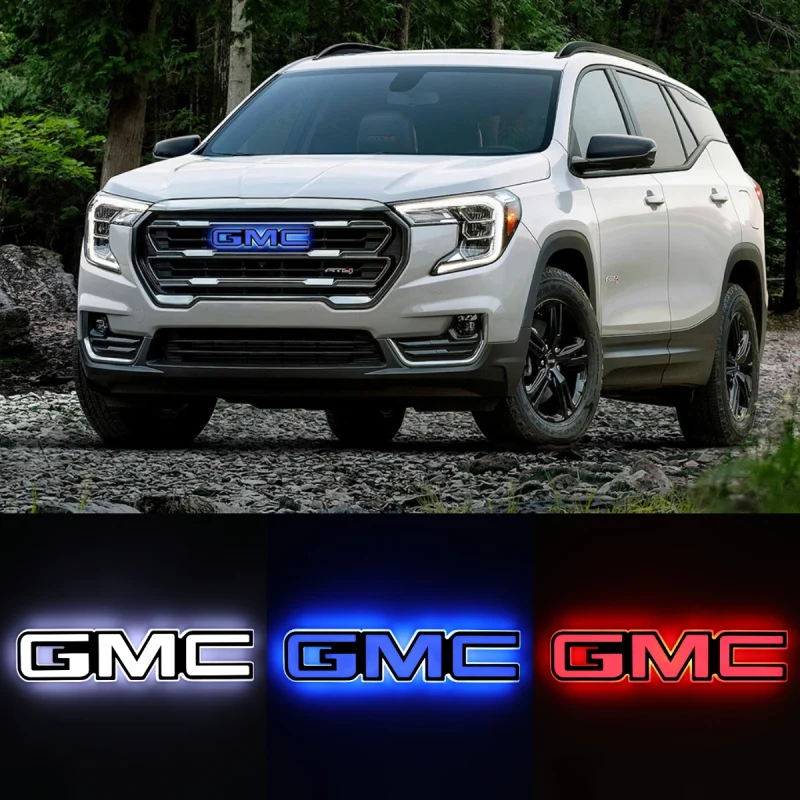 LED Car Emblem Auto Badge Light For GMC Terrain 2022-2024