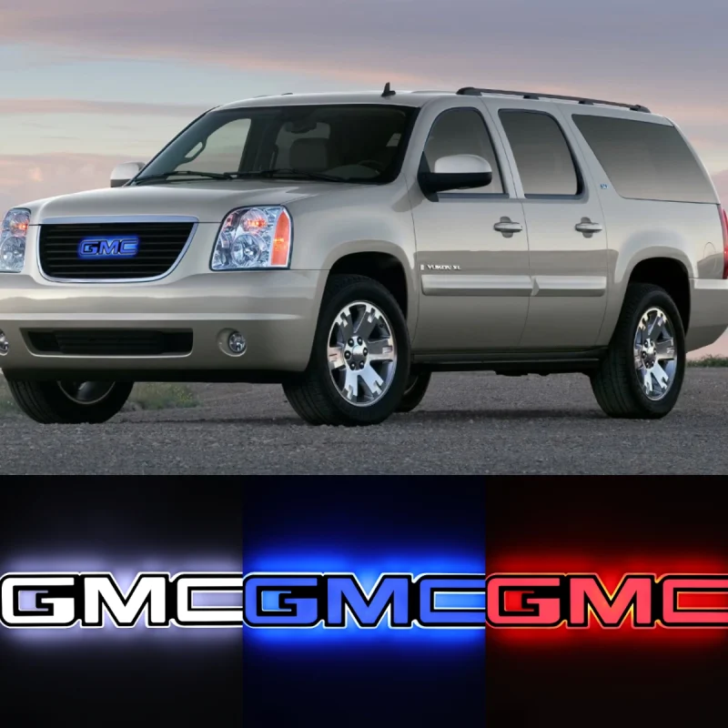 LED Car Emblem Auto Badge Light For GMC Yukon 2007-2014