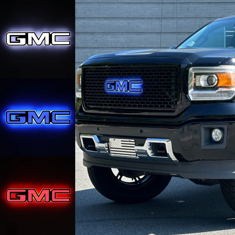 LED Car Emblem Auto Badge Light For GMC Sierra 1500 2013-2015